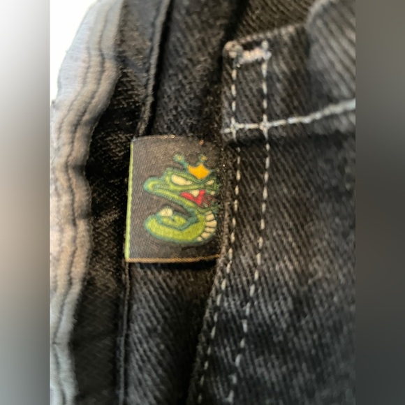 JNCO jeans, vintage “Sidewinder”, black, size 33W 30L - Picture 5 of 10